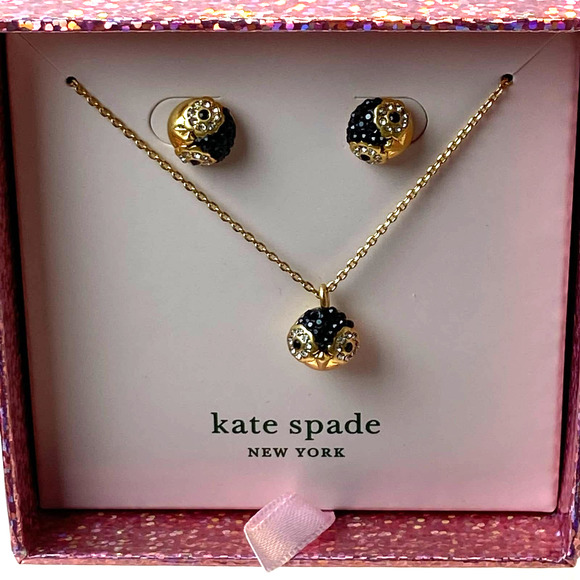 kate spade Jewelry - Kate Spade Dashing Beauty Necklace and Earring Set Penguin NWT
